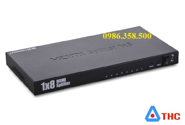 Bộ chia HDMI 8 cổng Ugreen Chính Hãng
